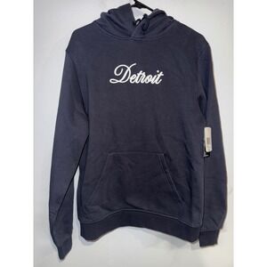 New Era Detroit Tigers Baseball Embroidered Hoodie Mens Size S